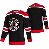 Chicago Blackhawks Blank Black Adidas 2020-21 Reverse Retro Alternate Jersey Dzhi,baseball caps,new era cap wholesale,wholesale hats